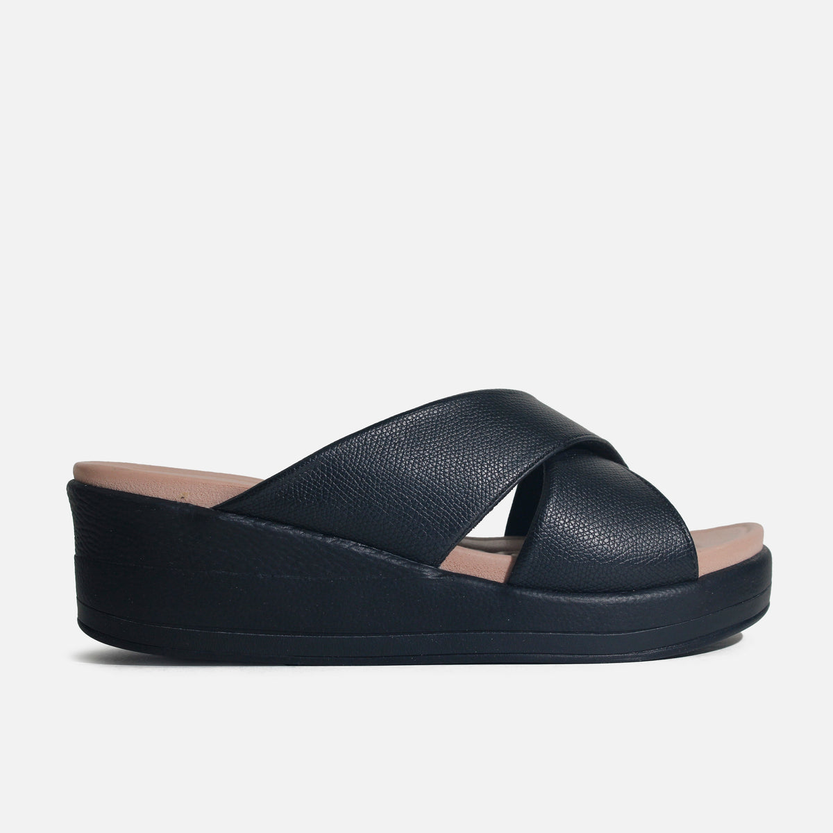 Sandalia confort leandra de sintético para mujer - Negro