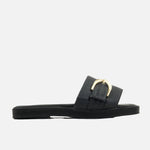 Sandalia confort amara de sintético para mujer - Negro