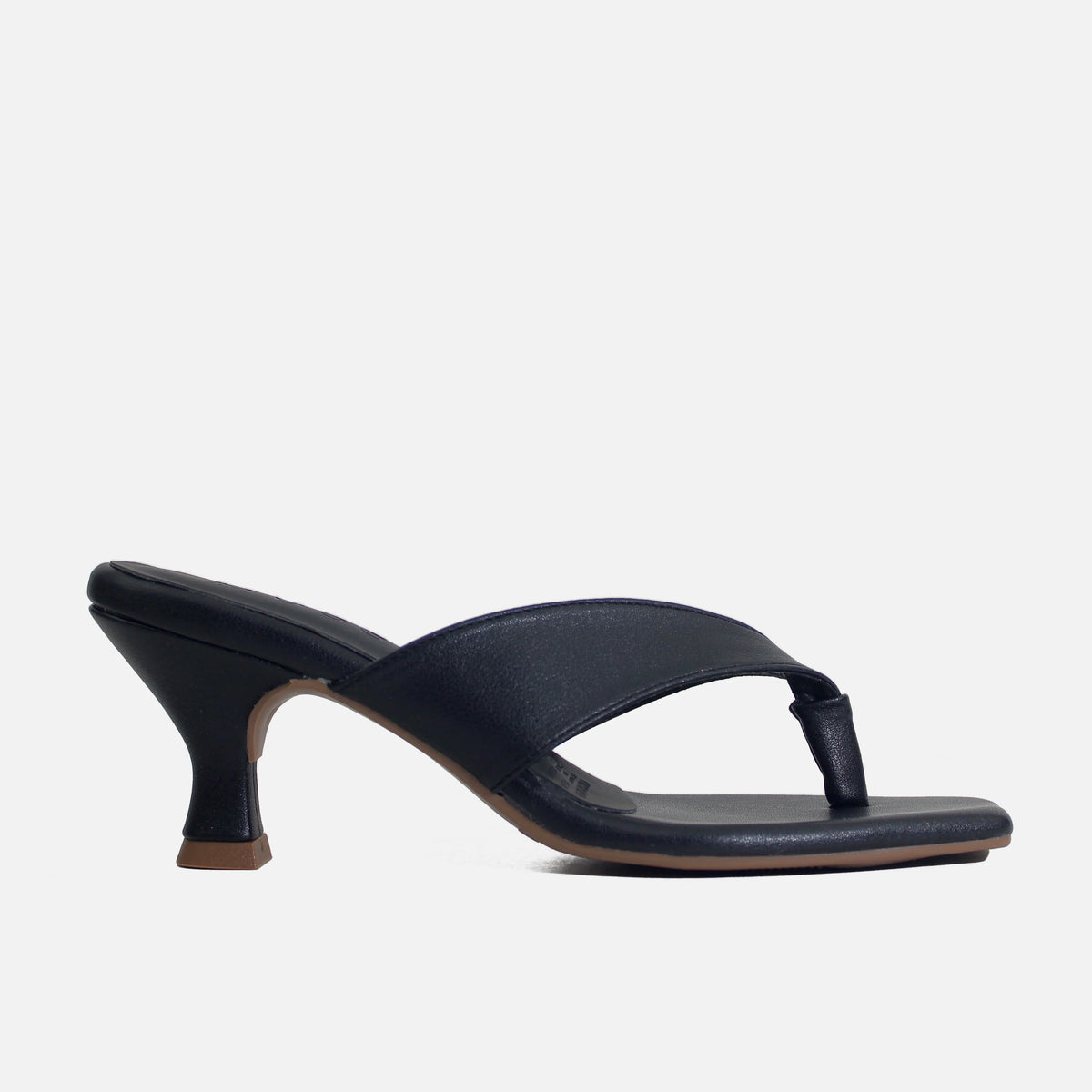 Sandalia tacon nara de sintético para mujer - Negro