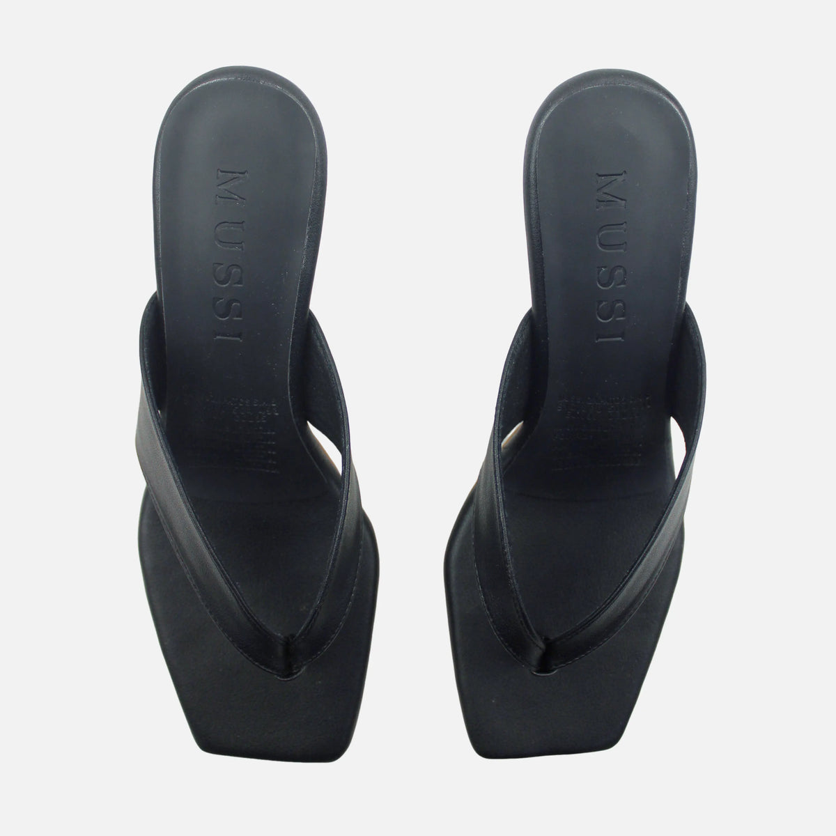 Sandalia tacon nara de sintético para mujer - Negro