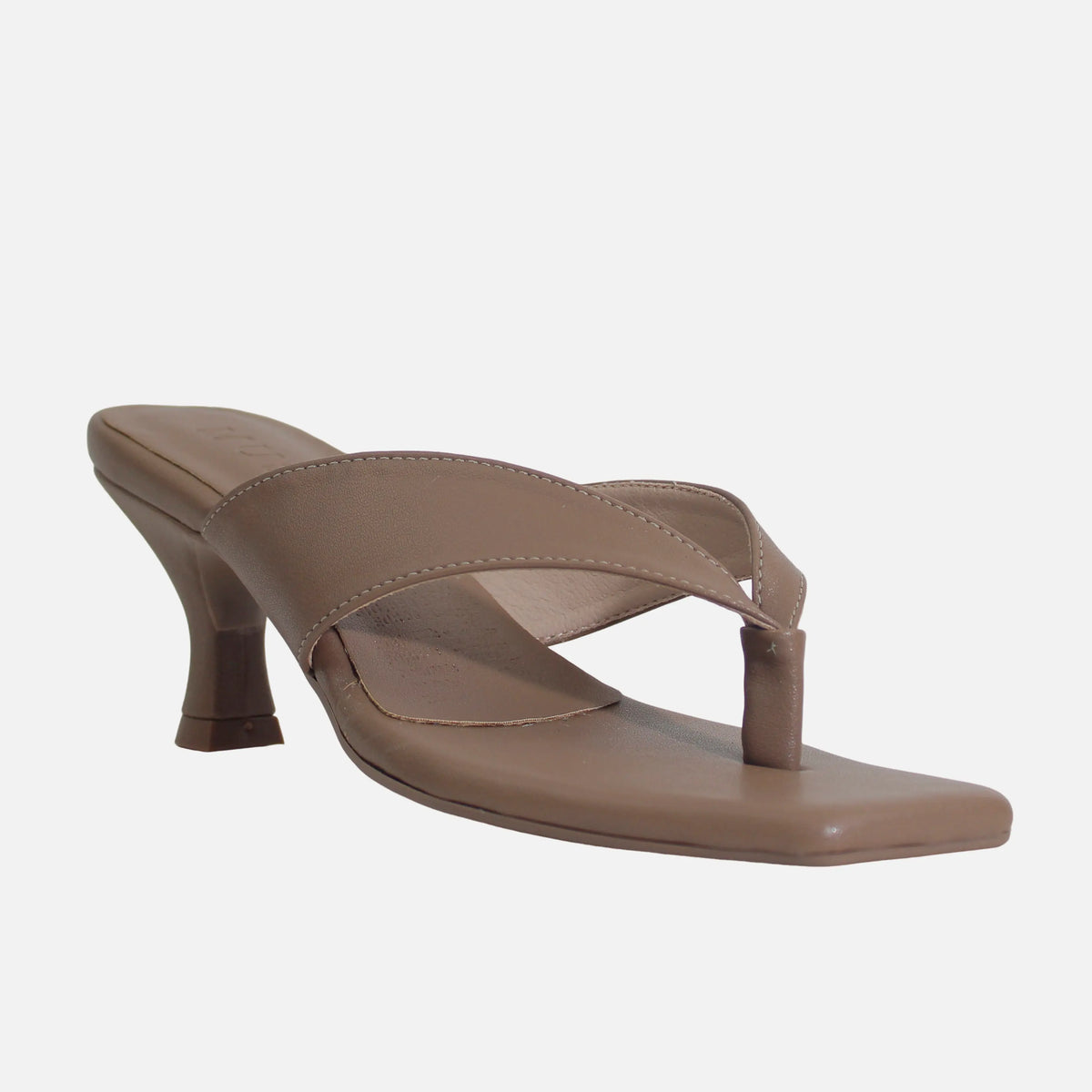 Sandalia tacon nara de sintético para mujer - Taupe