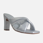 Sandalia tacon julieta de sintético para mujer - Plateado