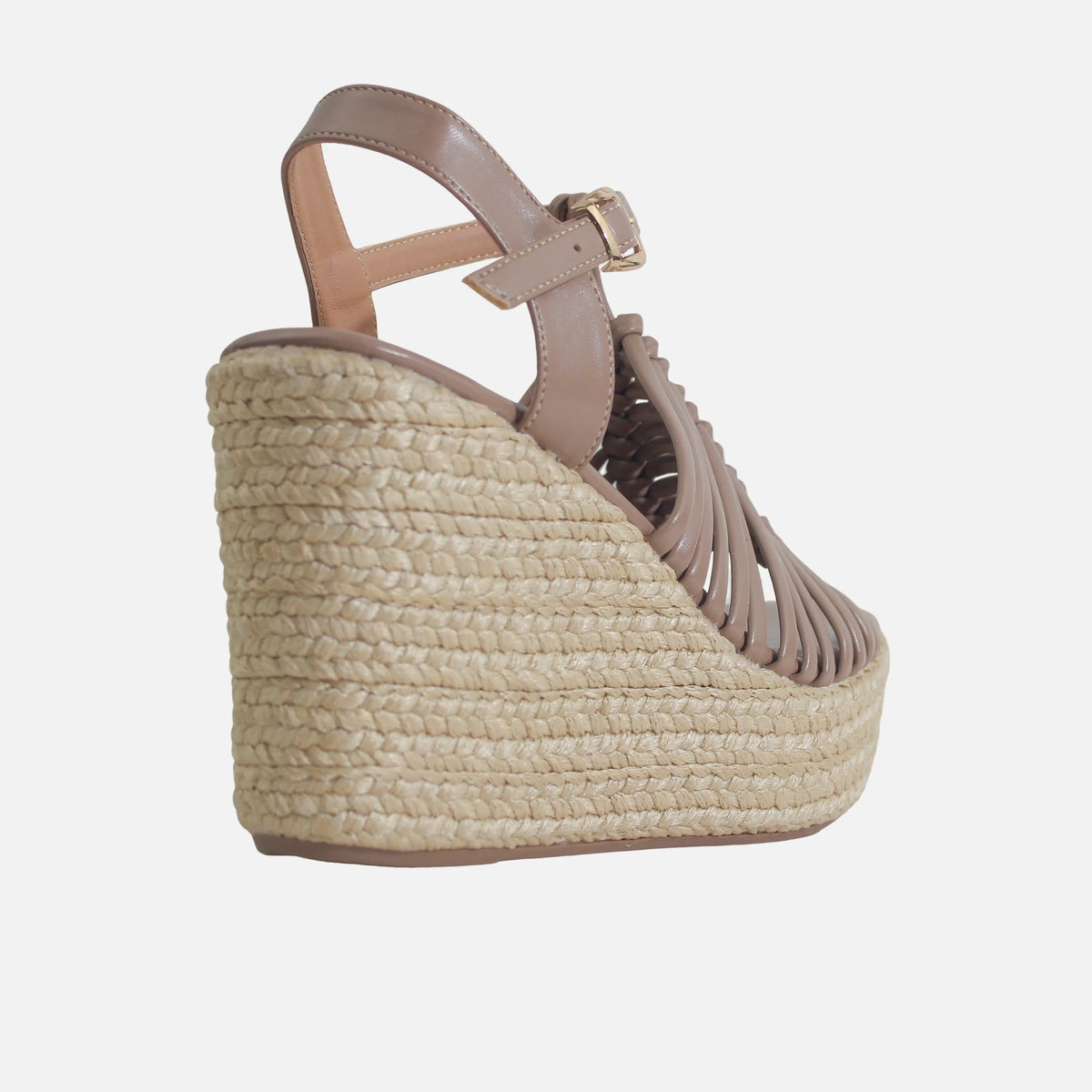 Sandalia plataforma isabella de sintético para mujer - Taupe
