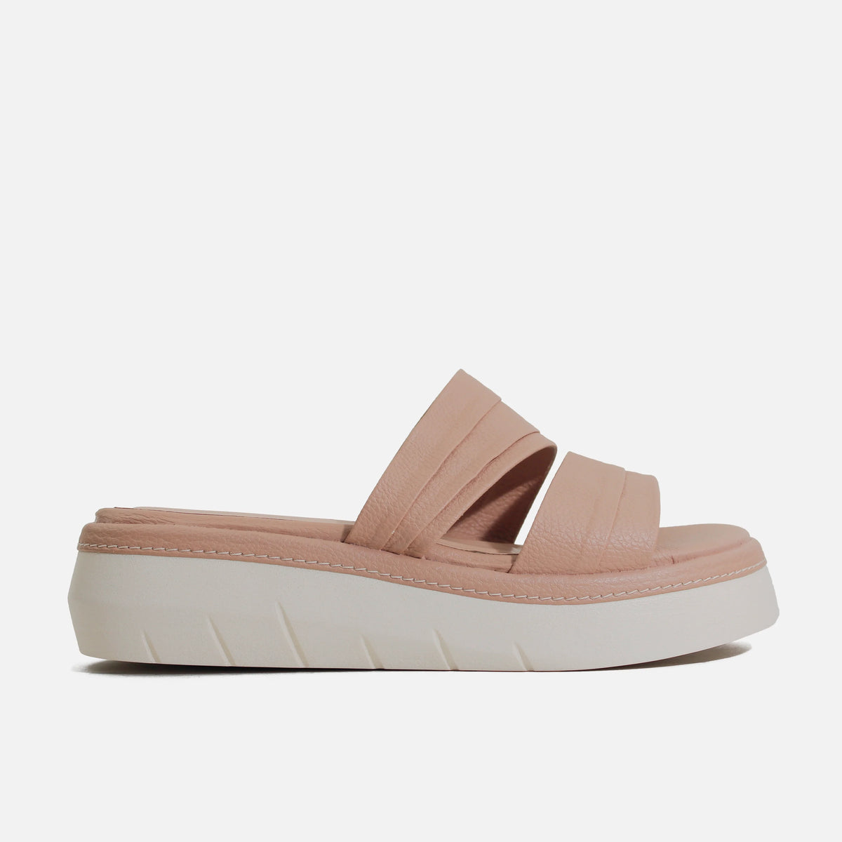 Sandalia chunky ester de sintético para mujer - Almendra