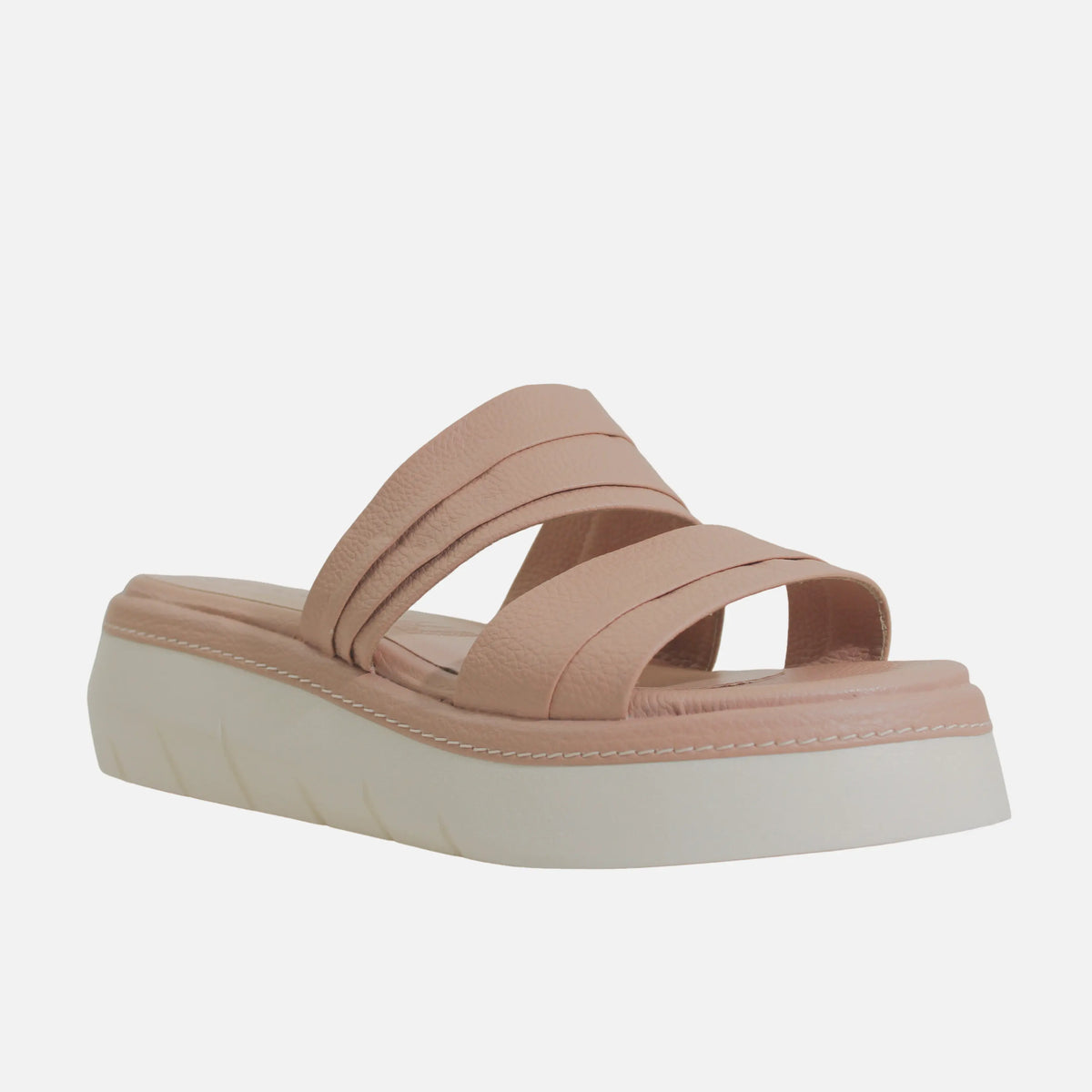 Sandalia chunky ester de sintético para mujer - Almendra