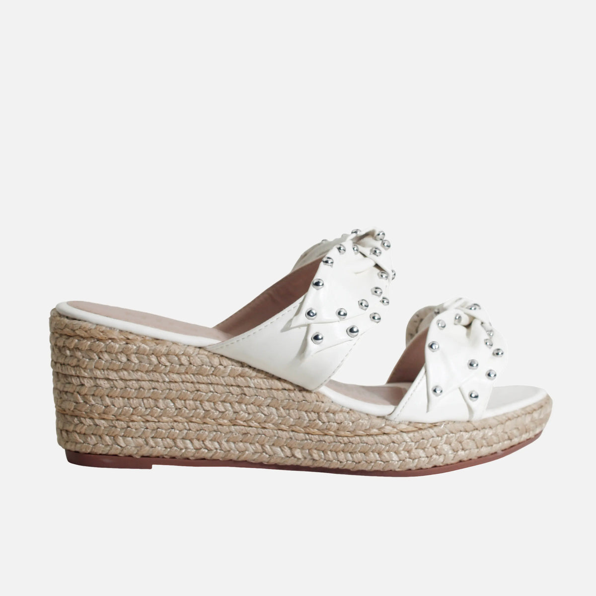 Sandalia plataforma merly de sintético para mujer - Hueso