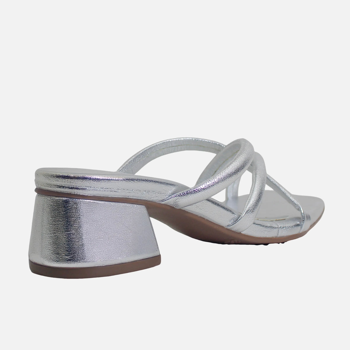 Sandalia tacon alegria de sintético para mujer - Plateado