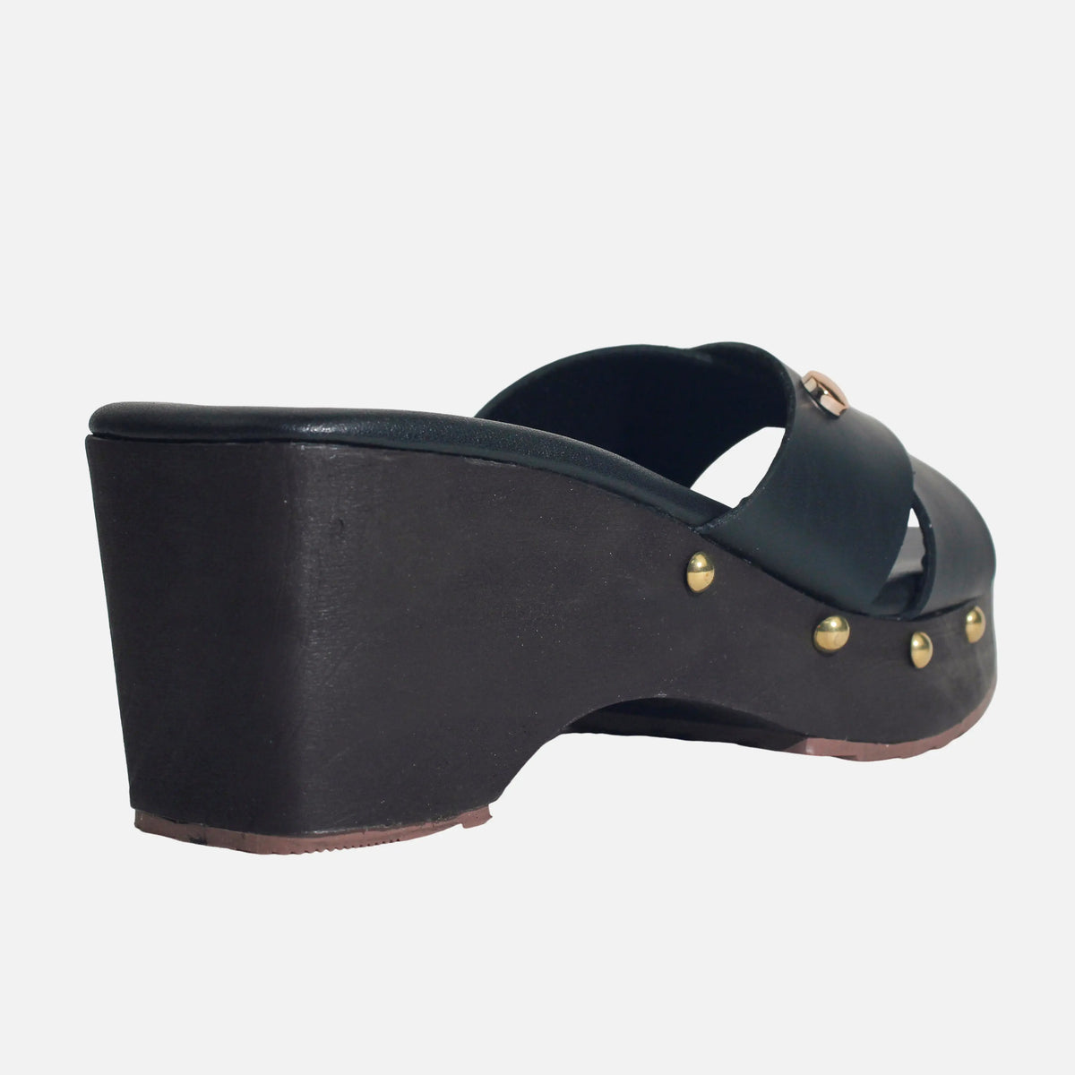 Sandalia plataforma florencia de sintético para mujer - Negro