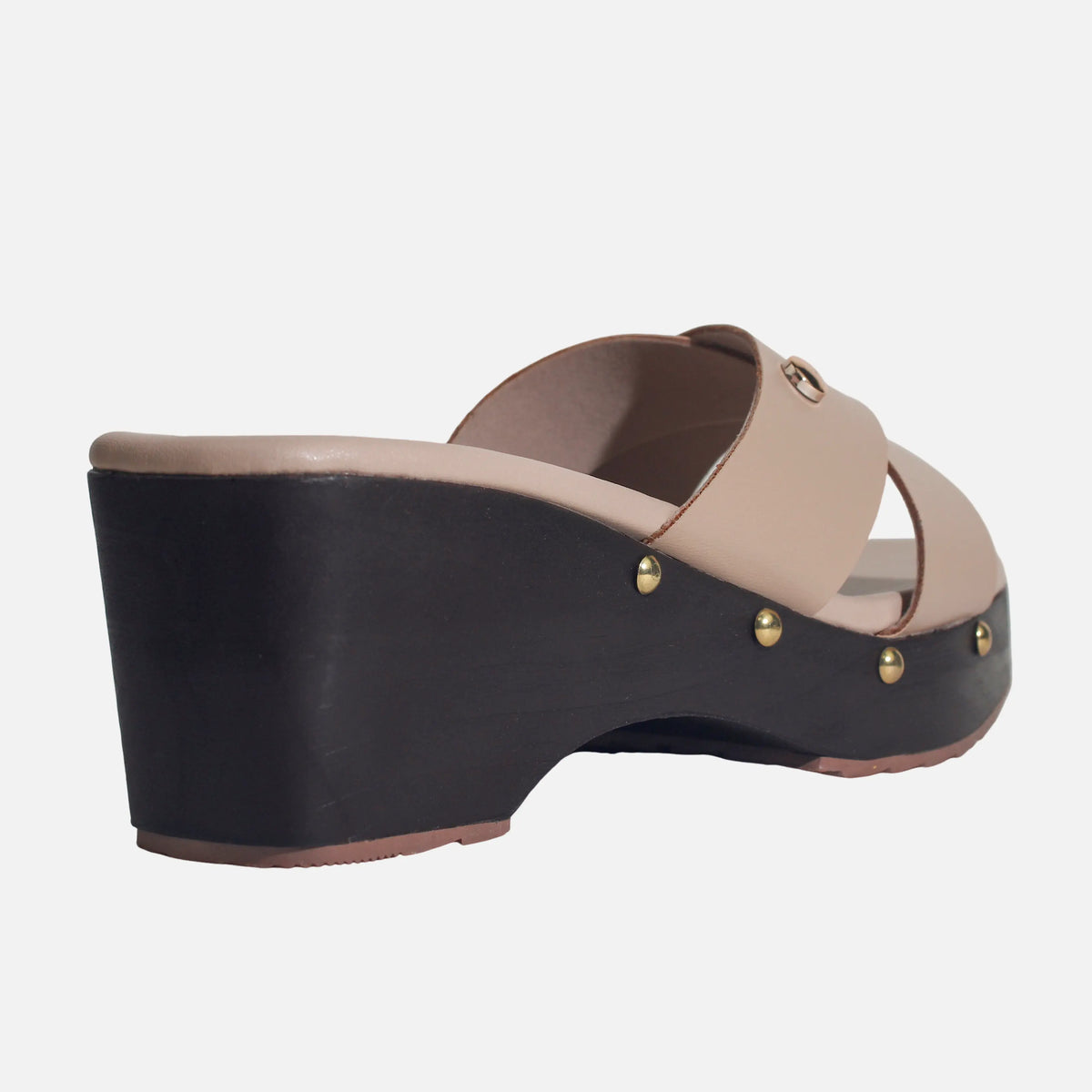 Sandalia plataforma florencia de sintético para mujer - Nude