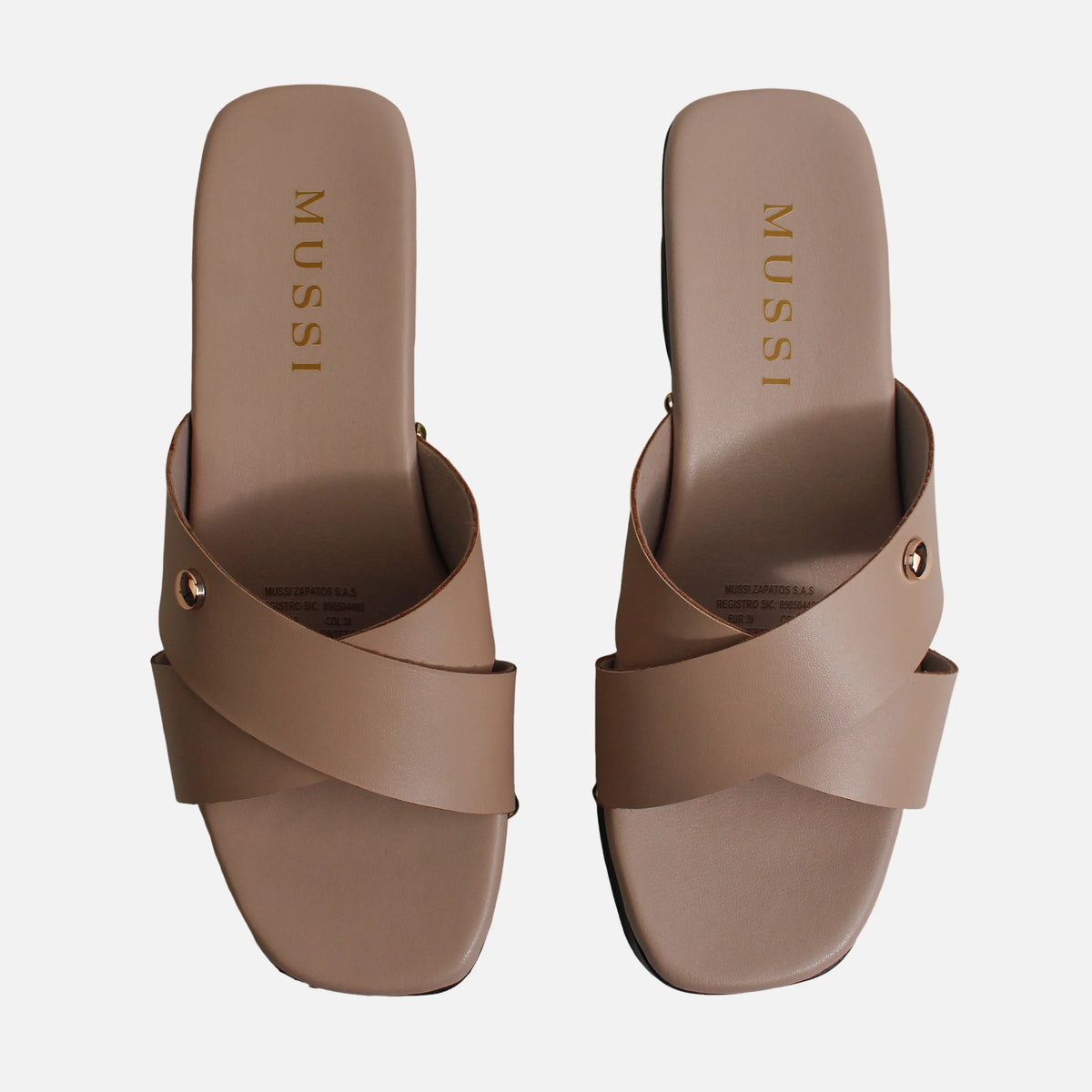 Sandalia plataforma florencia de sintético para mujer - Nude