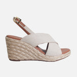 Sandalia plataforma mark de sintético para mujer - Almendra