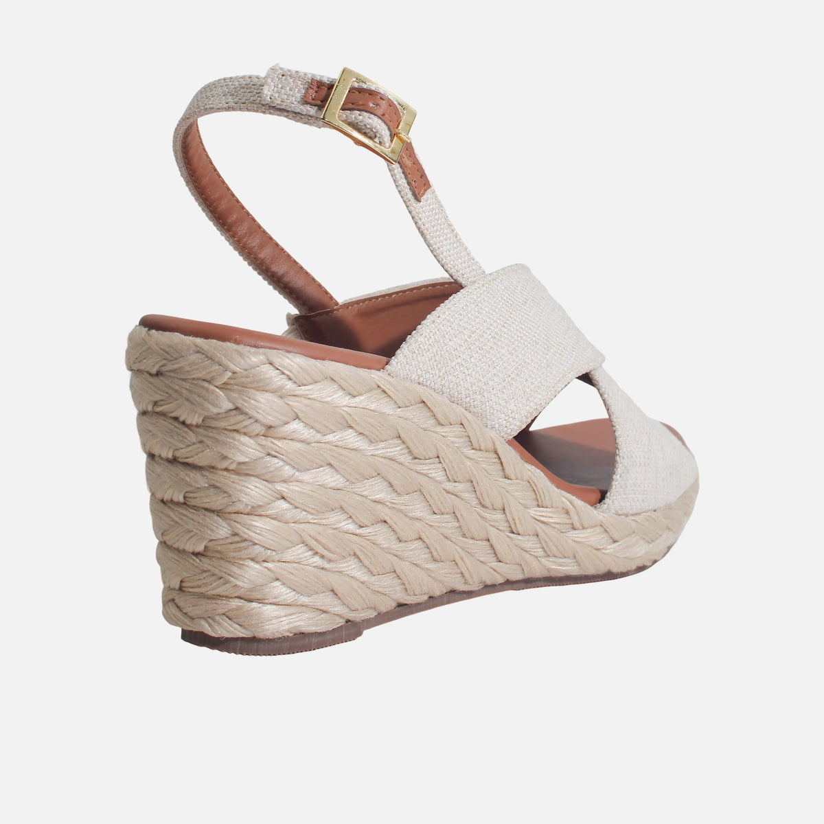 Sandalia plataforma mark de sintético para mujer - Almendra