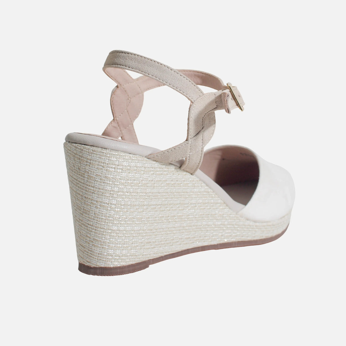 Sandalia espadrilla zimone de sintético para mujer - Hueso