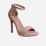 Sandalia tacon plataforma empire de sintético para mujer - Nude