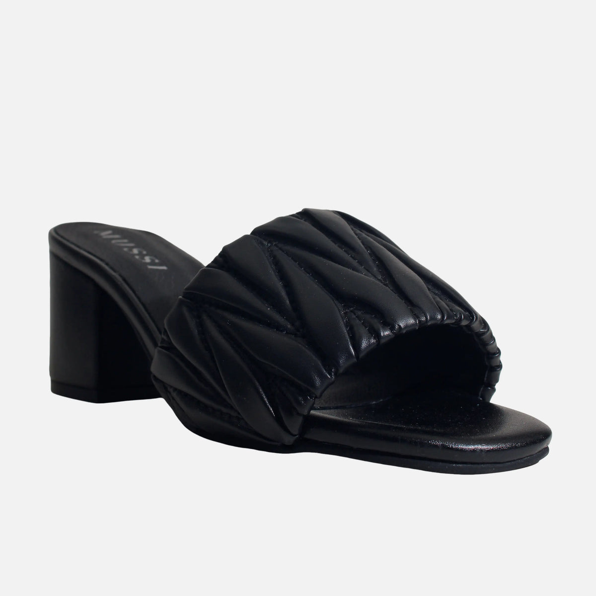 Sandalia tacon isaura de sintético para mujer - Negro