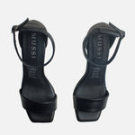 Sandalia tacon ivory de sintético para mujer - Negro