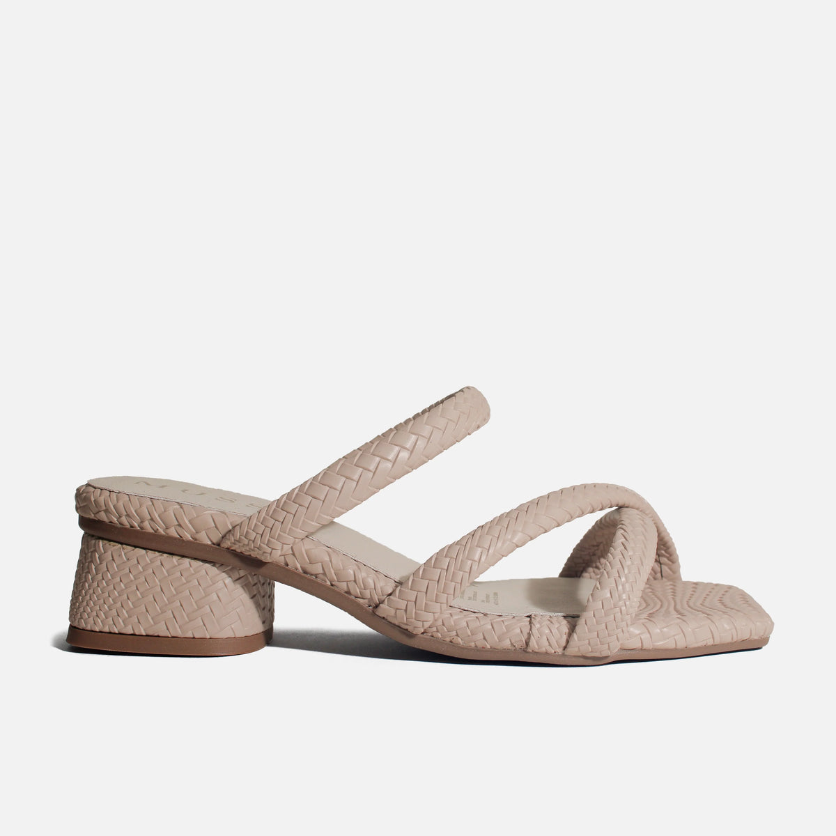 Sandalia tacon jasmine de sintético para mujer - Hueso