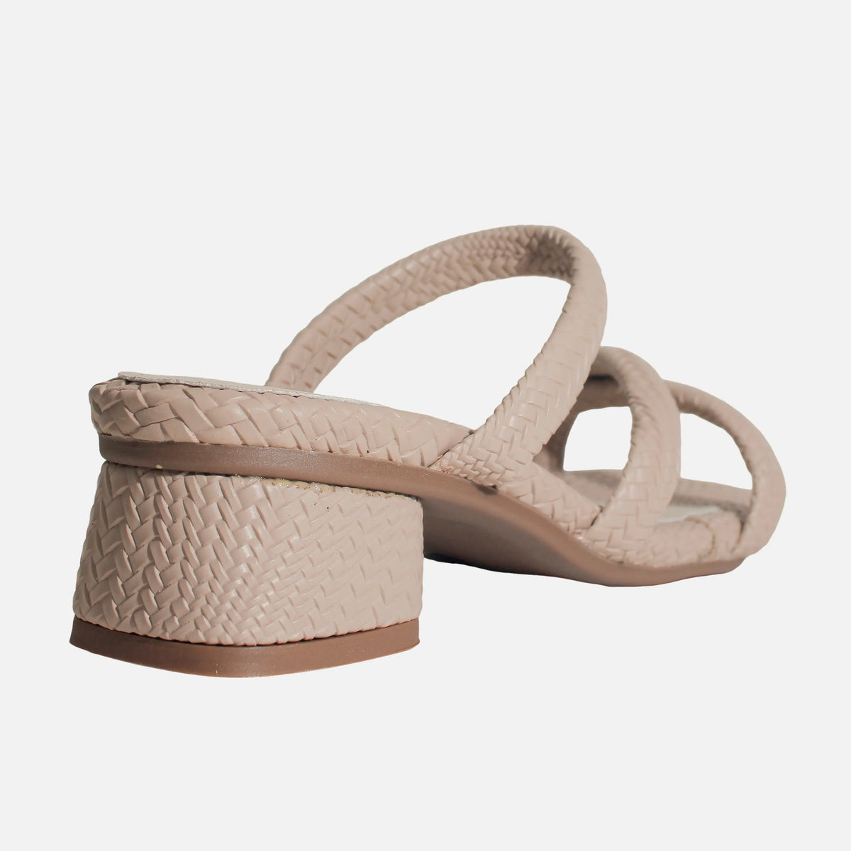 Sandalia tacon jasmine de sintético para mujer - Hueso