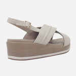 Sandalia confort rossella de sintético para mujer - Beige