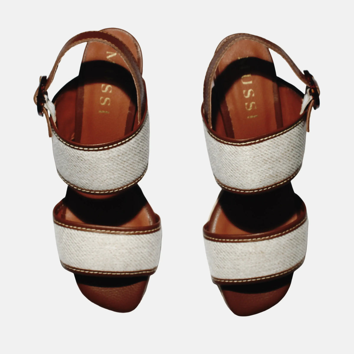 Sandalia tacon ilan de sintético para mujer - Miel