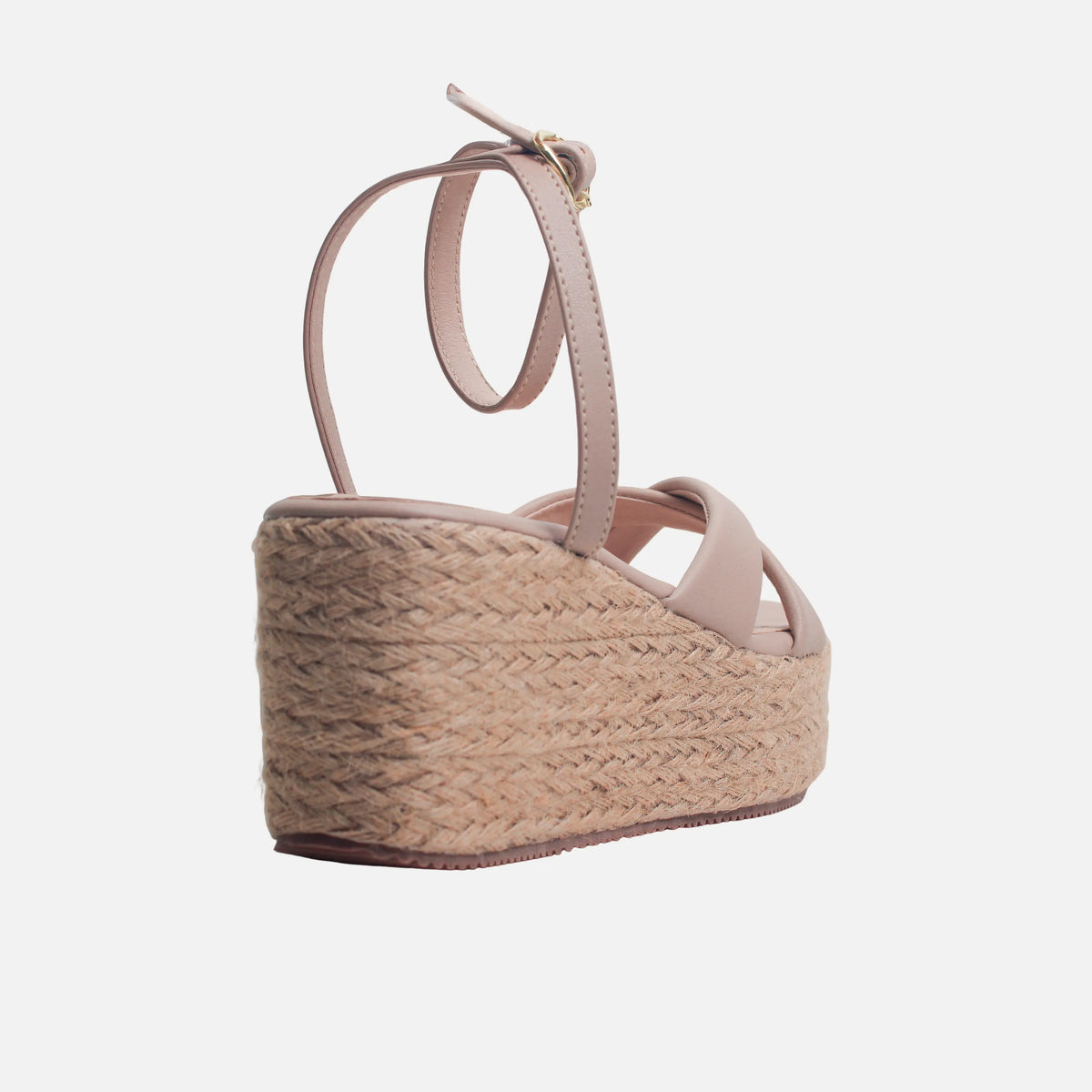 Sandalia plataforma luma de sintético para mujer - Beige