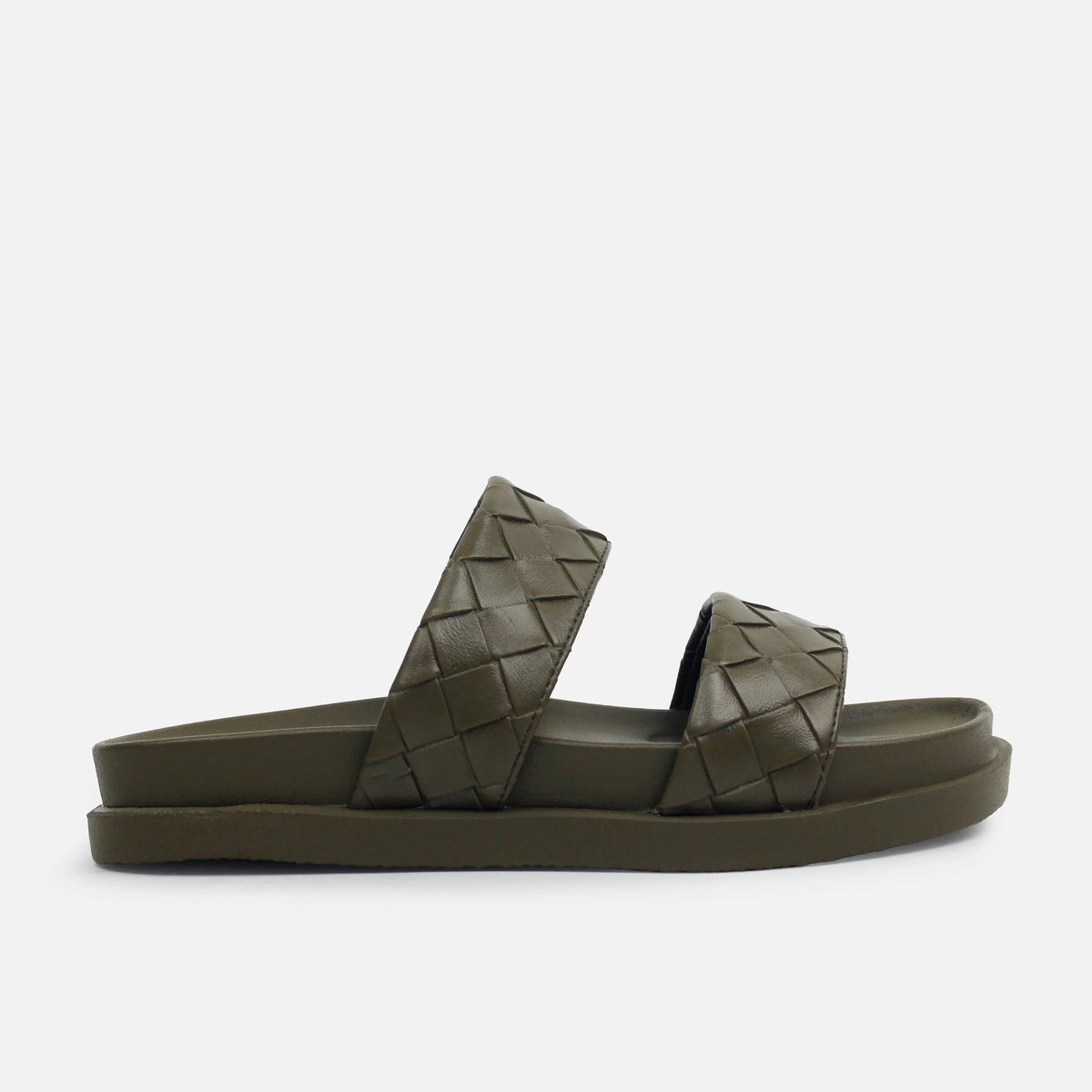 Sandalia flatform lilasis de sintético para mujer - Verde