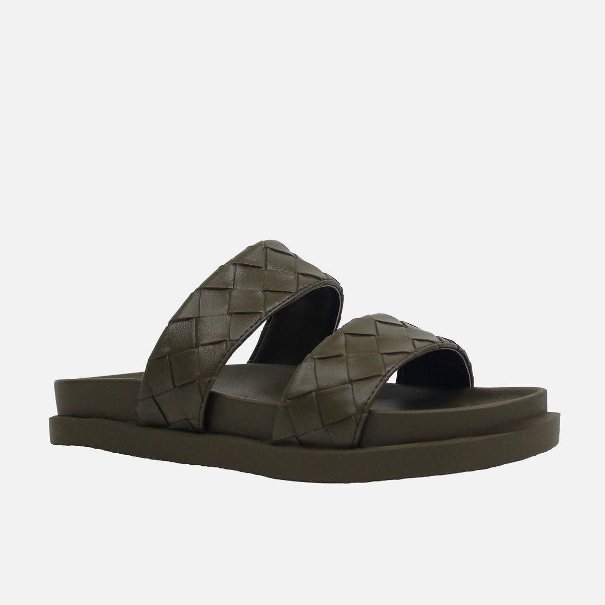 Sandalia flatform lilasis de sintético para mujer - Verde