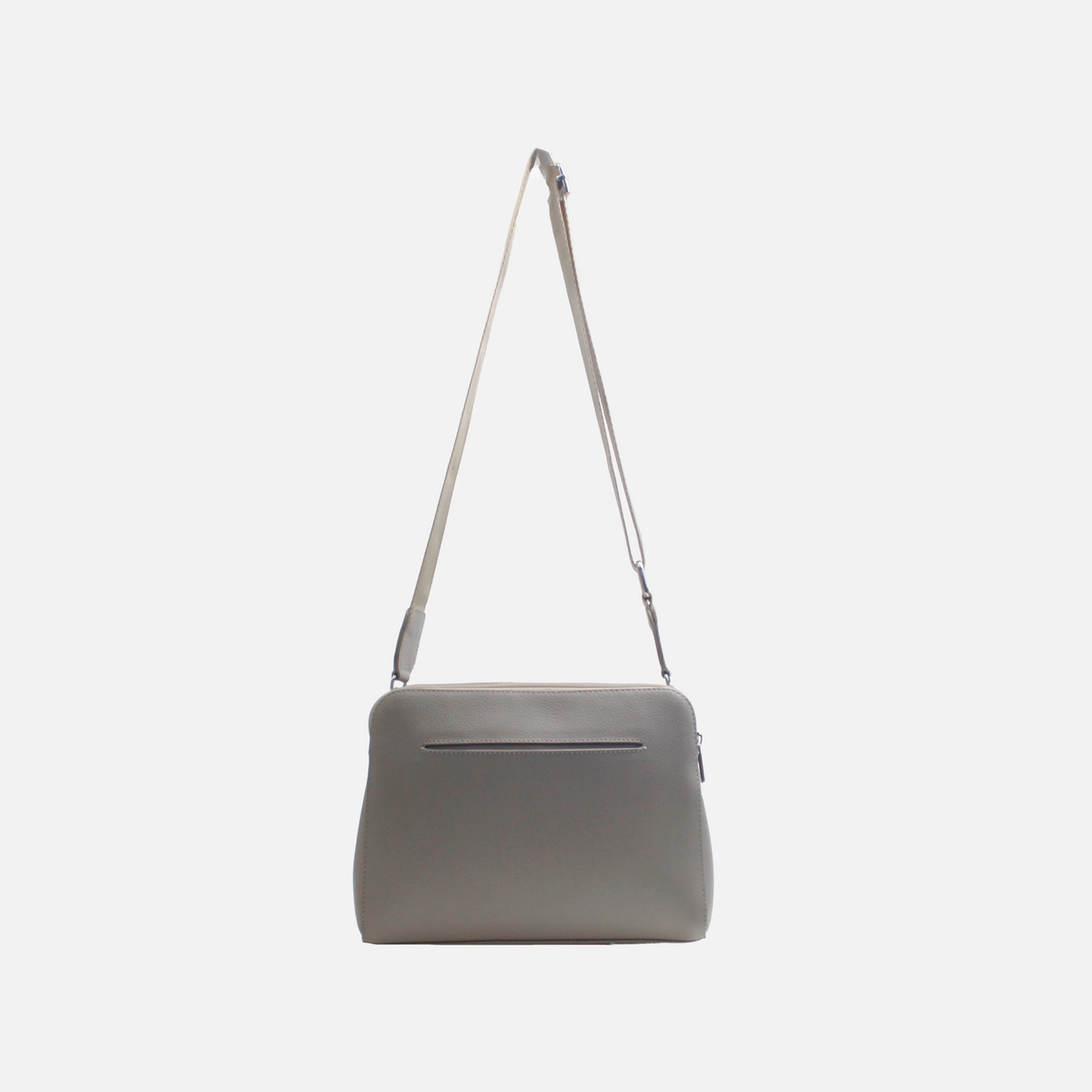 Bolso manos libres arau de cuero para mujer - Gris