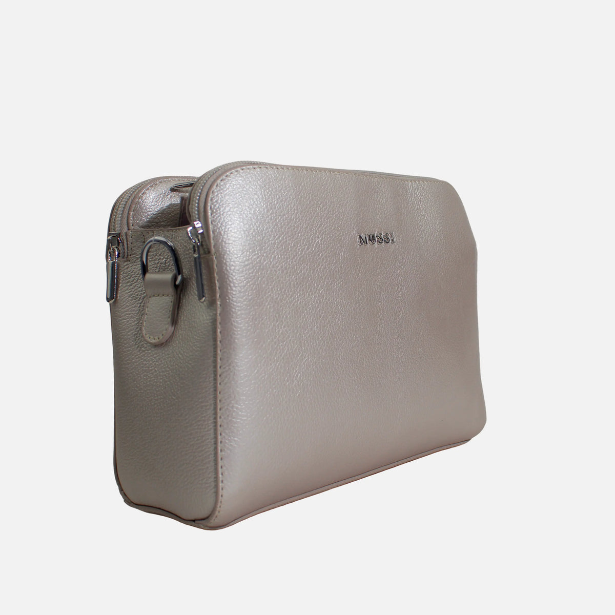 Bolso manos libres arau de cuero para mujer - Oro