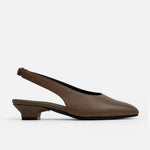 Tacones serena de cuero para mujer - Taupe