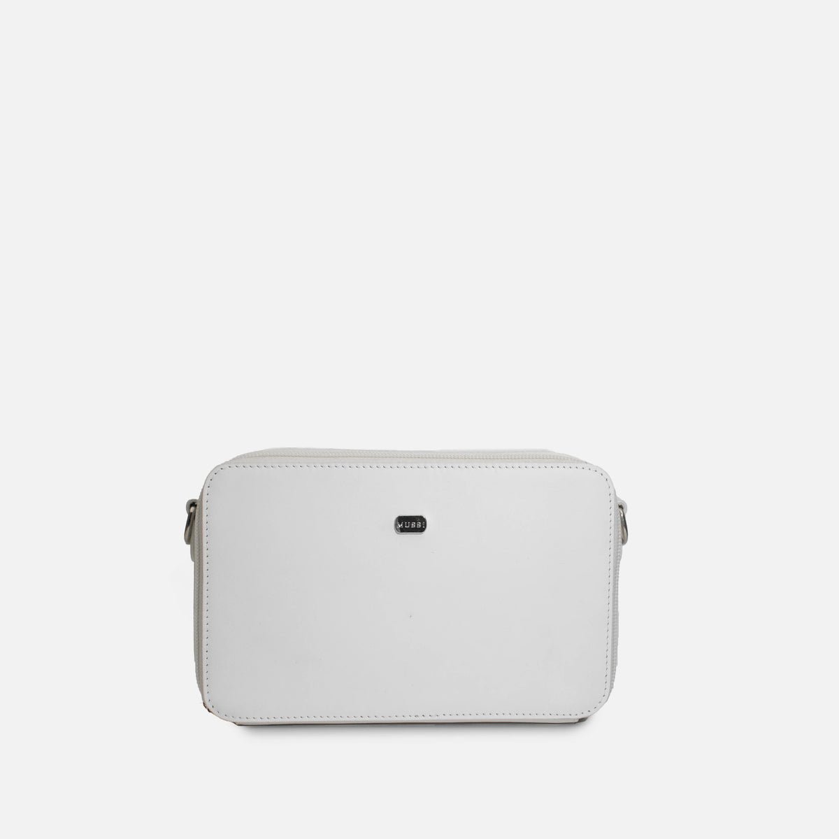 Bolso manos libres garnet de cuero para mujer - Blanco