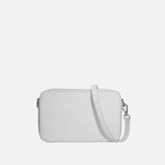 Bolso manos libres garnet de cuero para mujer - Blanco