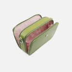 Bolso manos libres garnet de cuero para mujer - Menta