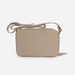 Bolso manos libres garnet de cuero para mujer - Nude