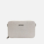Bolso manos libres garnet de cuero para mujer - Hueso