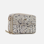 Bolso manos libres Elanir de cuero para mujer - Pitón