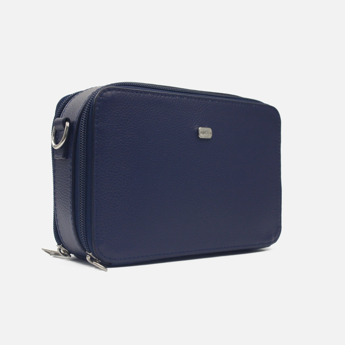 Bolso manos libres garnet de cuero para mujer - Azul