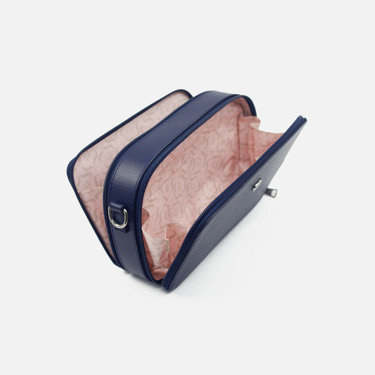 Bolso manos libres garnet de cuero para mujer - Azul