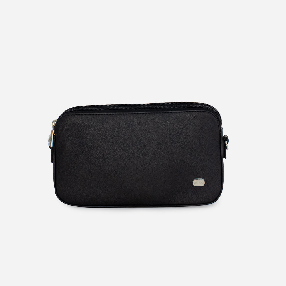 Bolso manos libres minca de sintético para mujer - Negro