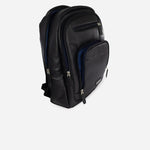 Morral mora de cuero para hombre - Negro