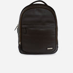 Morral gerbera de cuero para hombre - Café