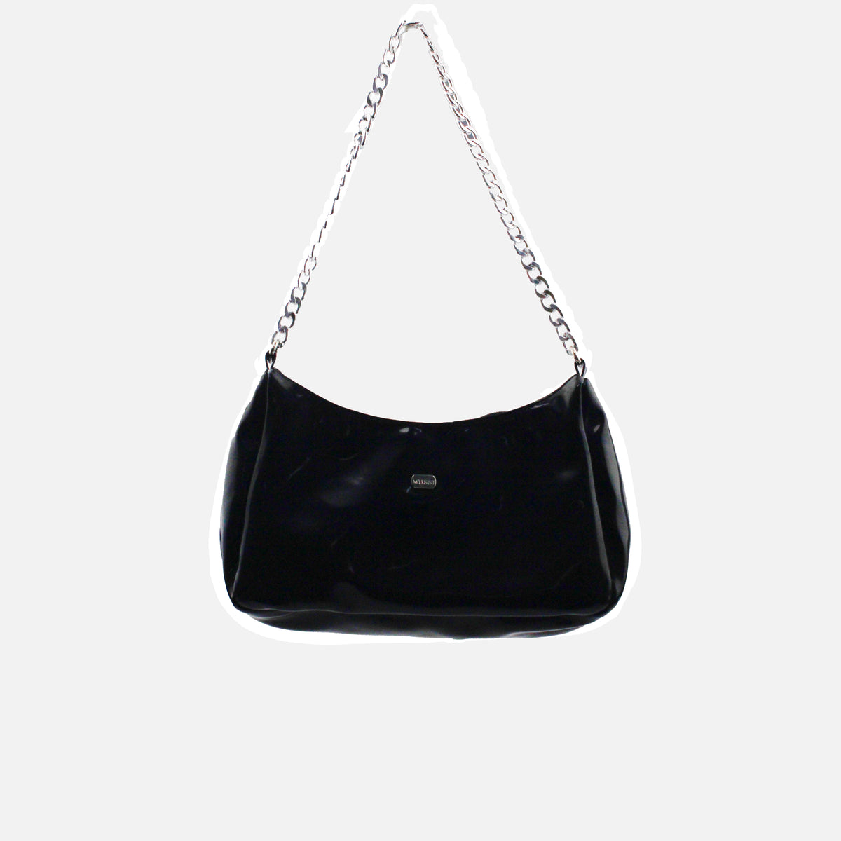 Bolso manos libres naiara de sintético para mujer - Negro
