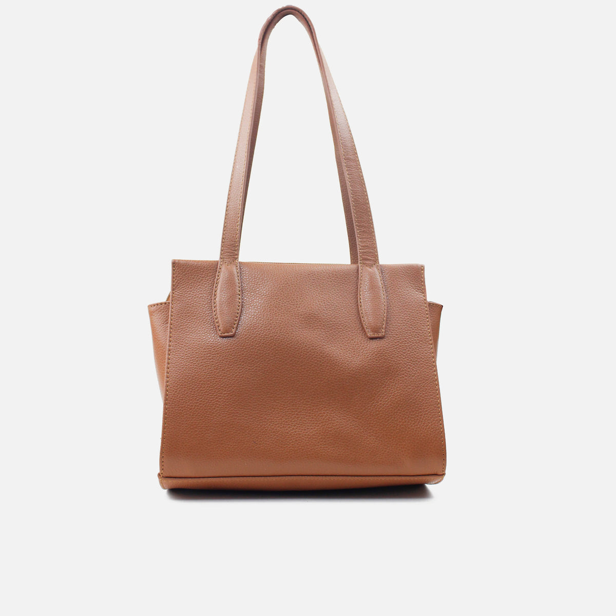 Cartera athanas de cuero para mujer - Miel