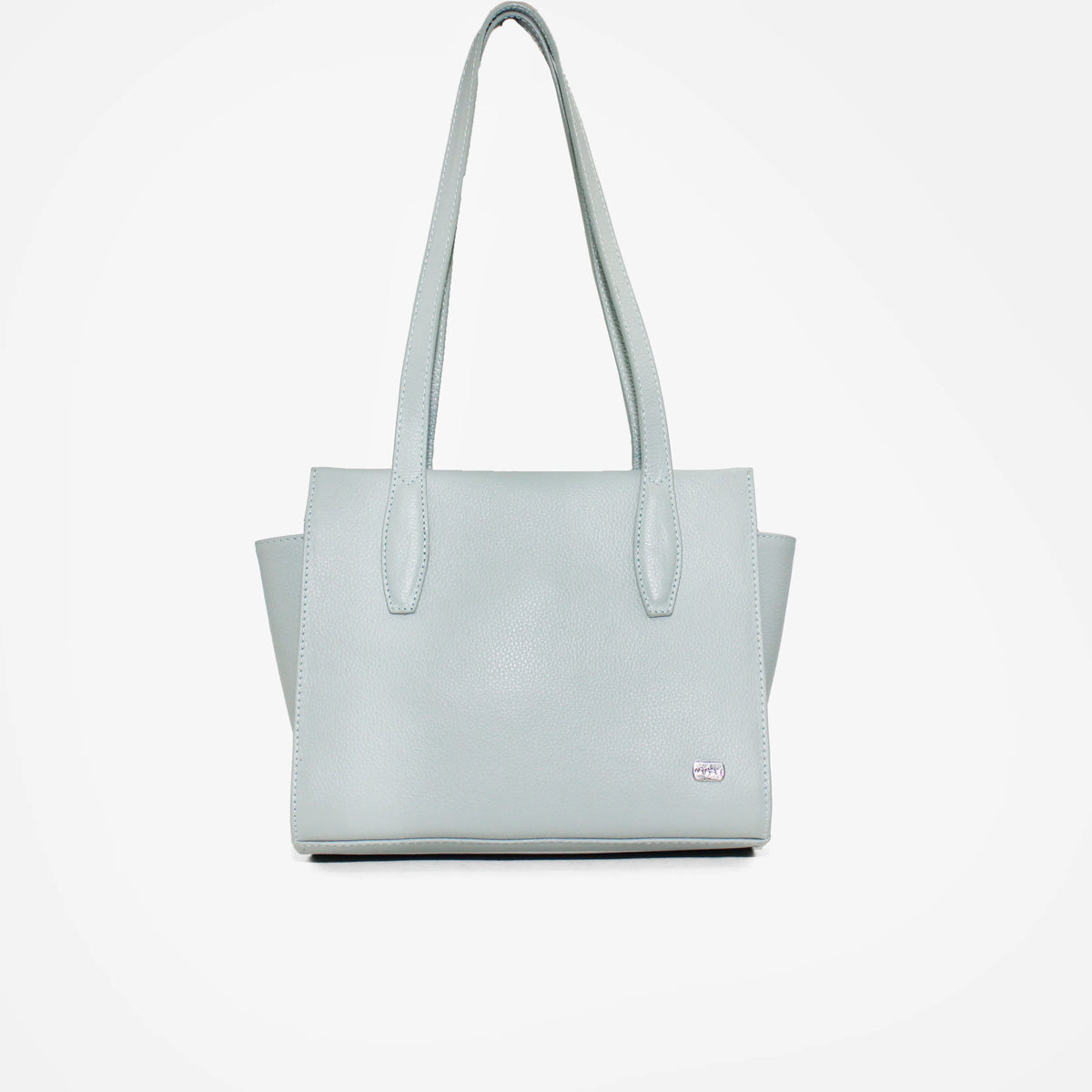 Cartera athanas de cuero para mujer - Menta