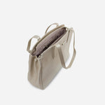 Cartera odona de cuero para mujer - Champaña