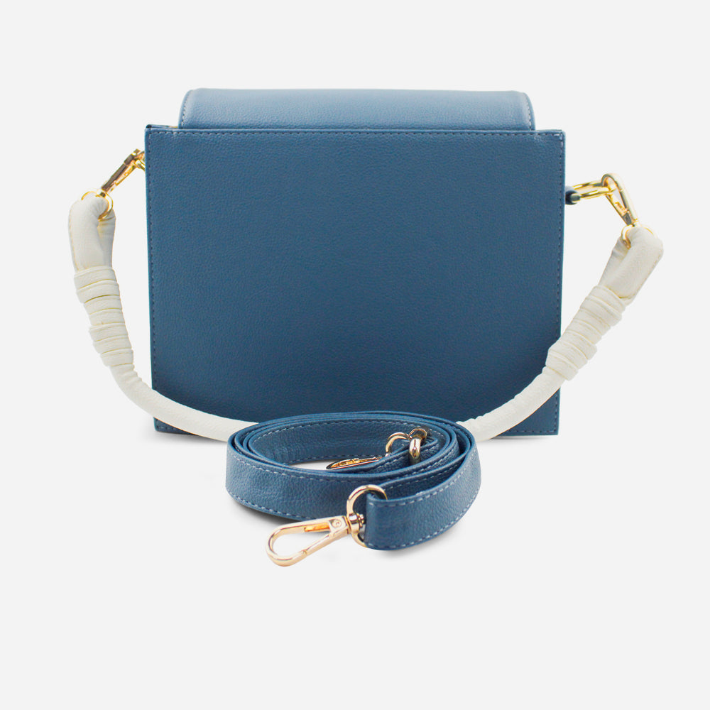 Bolso manos libres dai de sintético para mujer - Azul