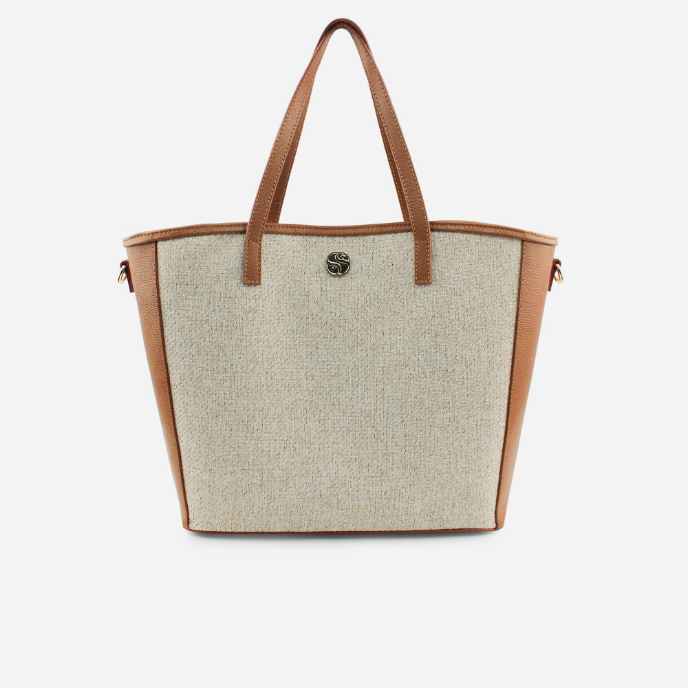 Cartera tilda de textil para mujer - Miel