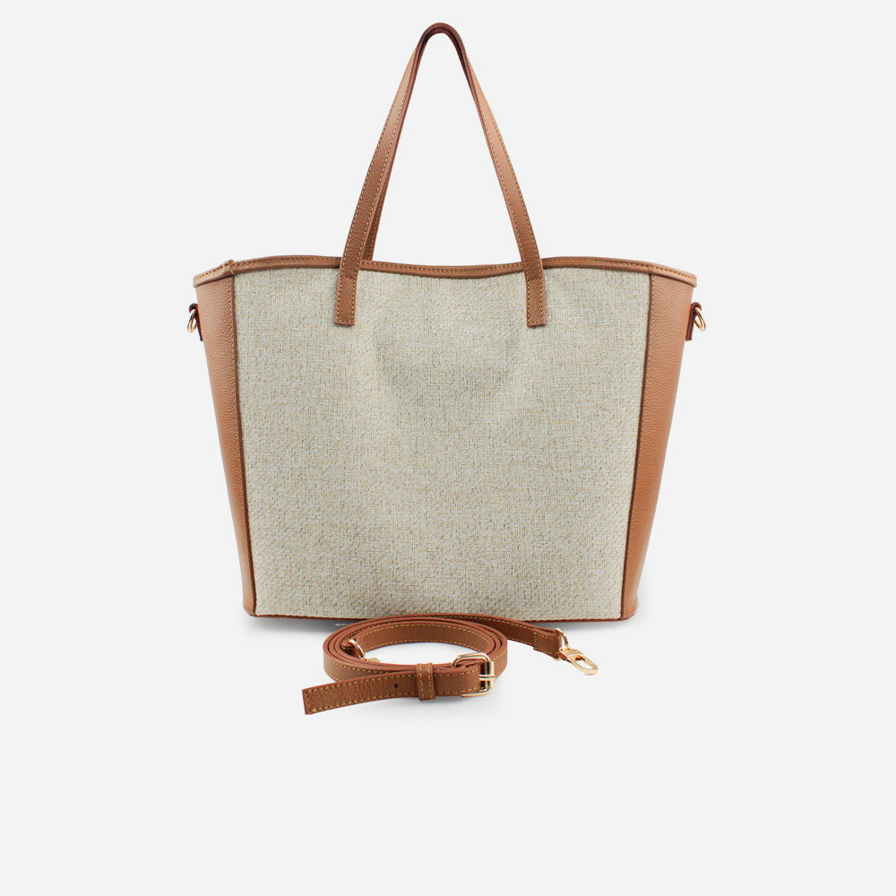 Cartera tilda de textil para mujer - Miel