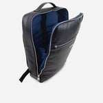 Morral cristal de cuero para hombre - Negro