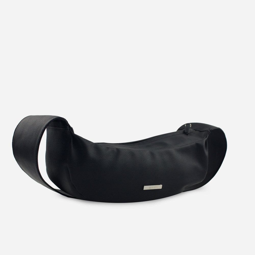 Bolso manos libres violeta de sintético para mujer - Negro